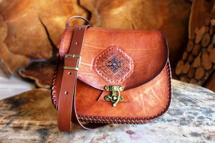 Anadolu Kilim Motifli  Çanta