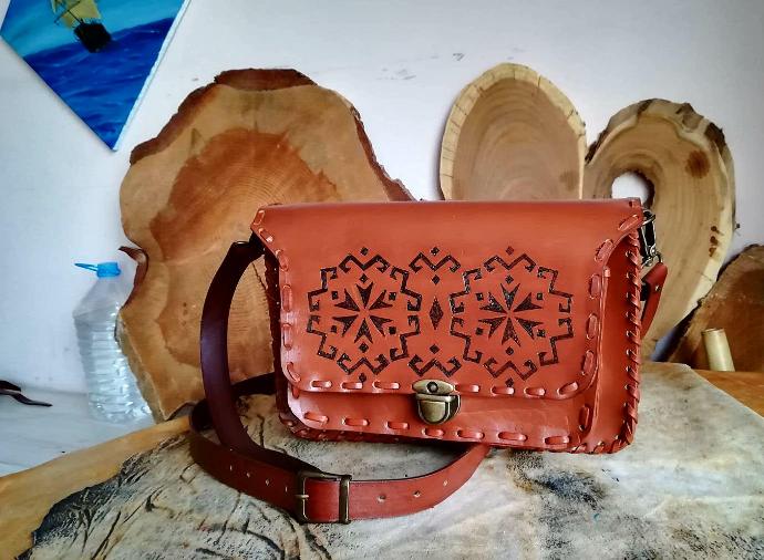 Kilim Motifli Evrak Çanta