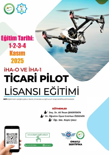 İHA-0 VE İHA-1 TİCARİ PİLOT LİSANSI EĞİTİMİ